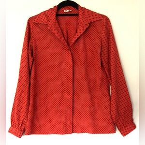 Vintage button up blouse